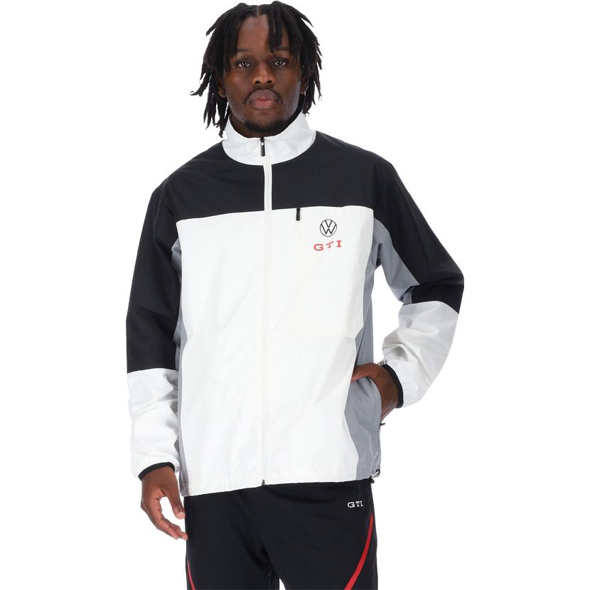 Volkswagen Contrast Panel GTI Jacket Mens Black/White | Studio 88