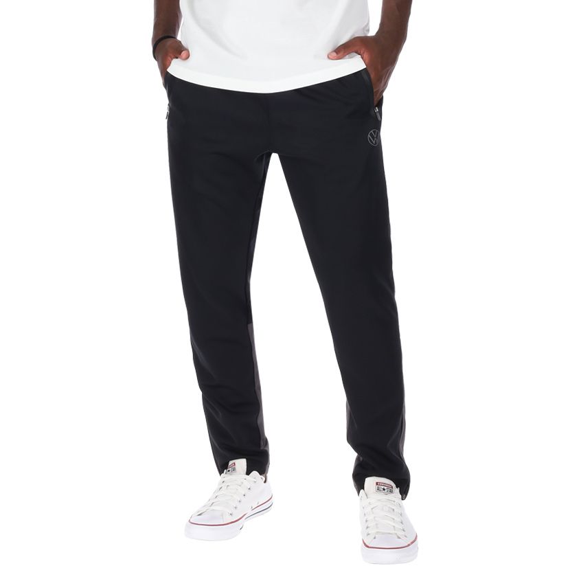 Volkswagen Chevron Leg Trackpants Mens Black/Pavement | Studio 88