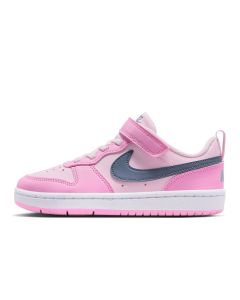 Nike Court Borough Low Recraft Sneaker Kids Pink Foam