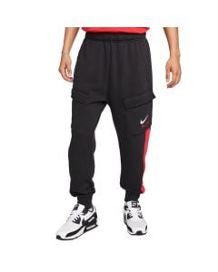 Nike Air Fleece Cargo Mens Pants Black/Red