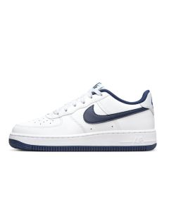 Nike Air Force 1 GS Youth Shoes White/Navy