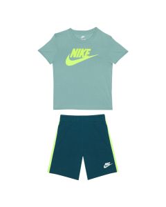 Nike Sportswear Tape Kids Short Set Geode Teal
