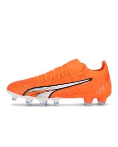 Puma Ultra Match FG/AG Soccer Boots Mens Orange Blue