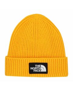 TNF132GO-TNF-LOGO-BEANIE-GOLD-3FJX-56P-V1