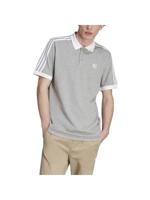 adidas Performance Adicolor Classics 3-Stripes Mens Polo Shirt Grey