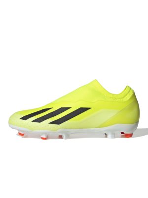 adidas Performance X Crazyfast League Laceless Firm Ground Mens Boots Yellow/Black
