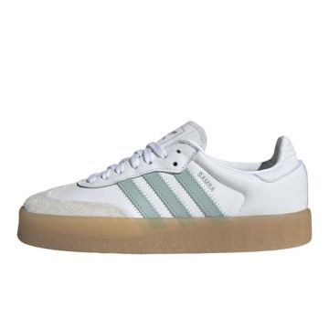 adidas Originals Sambae Sneaker Womens White/Aqua