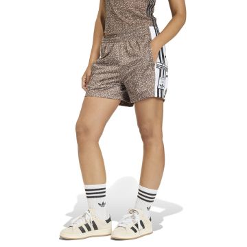 adidas Originals All Over Print Adibreak Shorts Womens Khaki