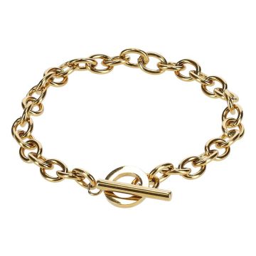 Ed Hardy T Bar Bracelet Gold