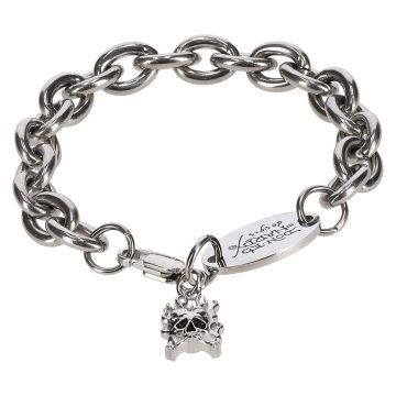 EDH27SI-EH-FLAMING-SKULL-SIL-ED170-BR-SIL-V1