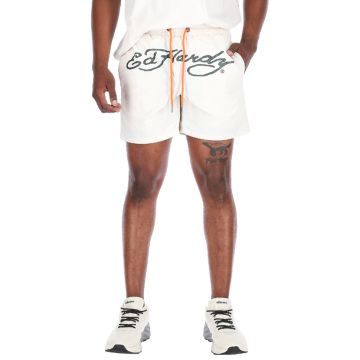 Ed Hardy Koi Shorts Mens White Sand