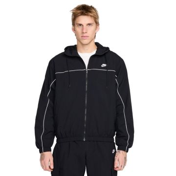Nike Club Athlete Hooded Jacket Mens Black/White