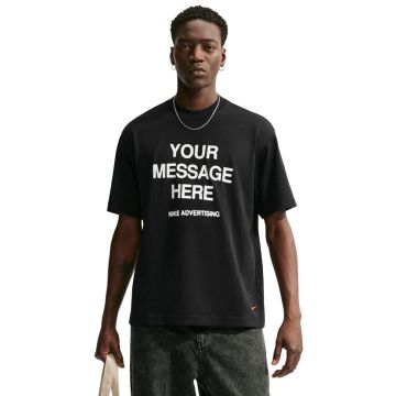 Nike Sportswear Message T-shirt Mens Core Black