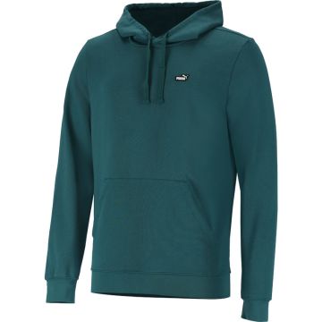 Puma Silicone Badge Hoodie Mens Emerald Ice