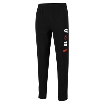 Puma Multi Logo Slim Pants Mens Black