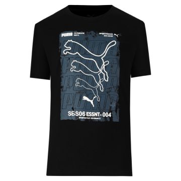 Puma Graphic IV T-shirt Youth Black