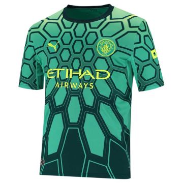 Puma Manchester City Goalkeeper Jersey Mens Vibe Green