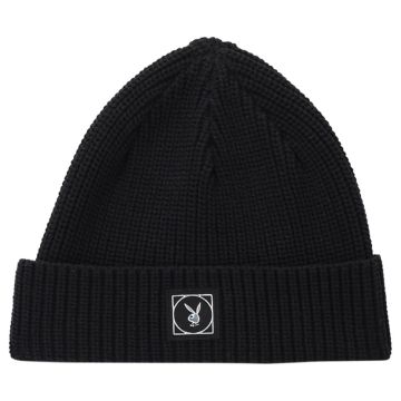 PYB382B-PLAYBOY-CHROME-FISHERMAN-BEANIE-BLK-PB-AW26-MC-0057-V1