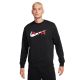 Nike Air Fleece Crew Neck Mens Sweatshirt Black/Red