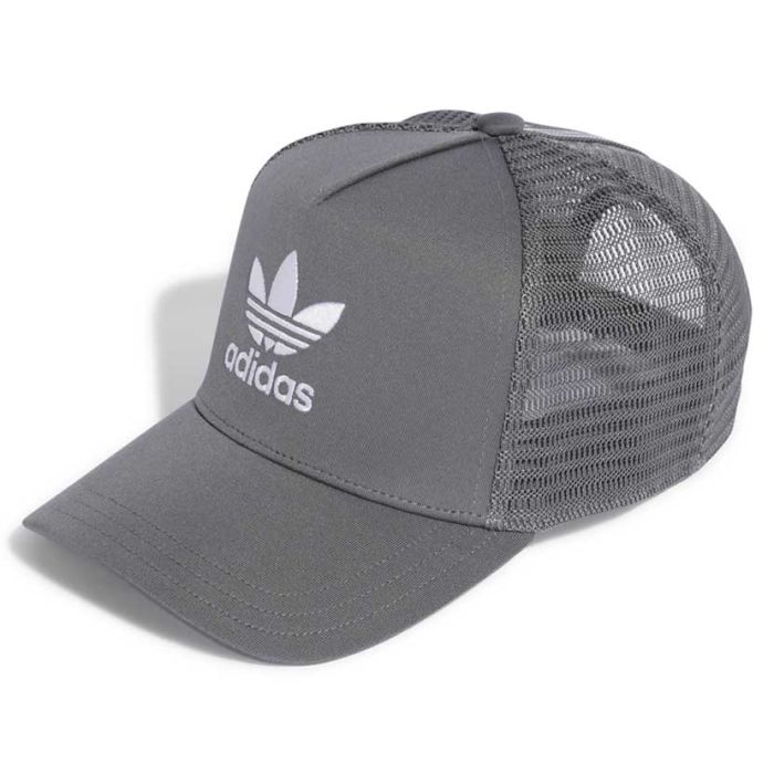 adidas Originals Adicolor Classic Curved Trucker Cap Grey | Studio 88