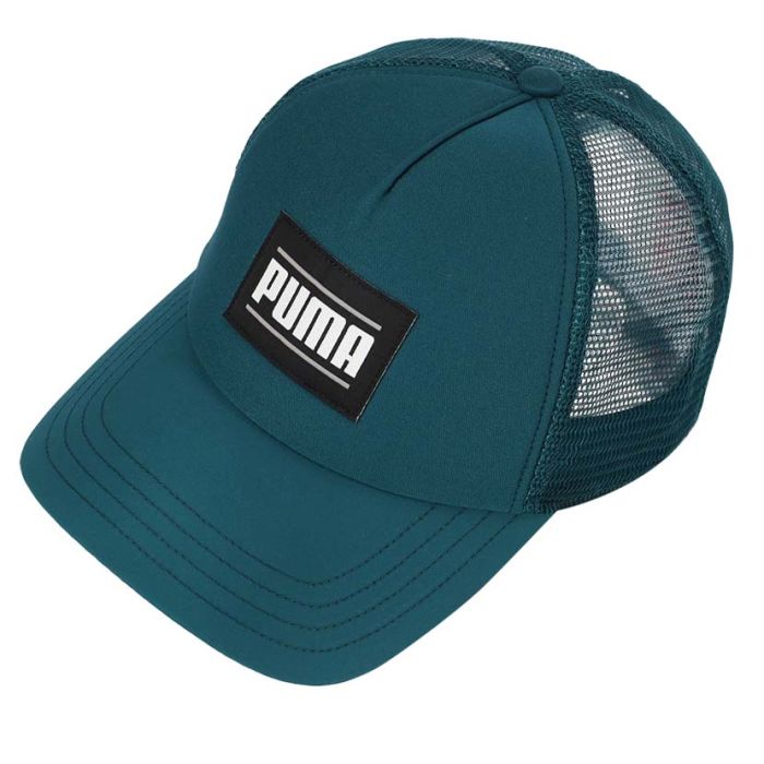 PMA6680GR-PUMA-ESS-TRUCKER-CAP-COLD-GREEN-02570602-V1