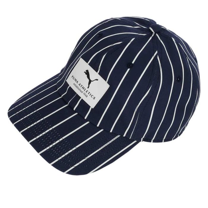 Puma Class Stirped Dad Cap Navy/White | Studio 88