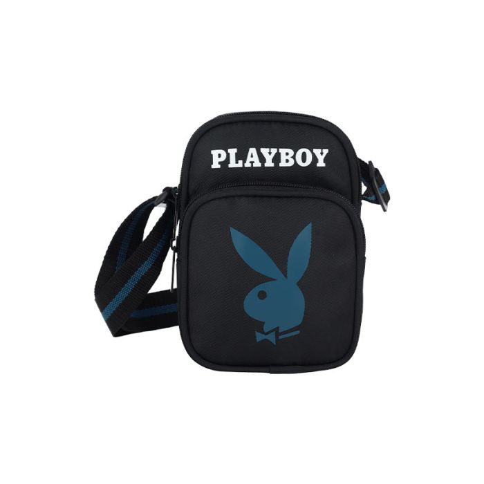 Shop Playboy Rabbit Line Sling Bag Black/Blue | Studio 88