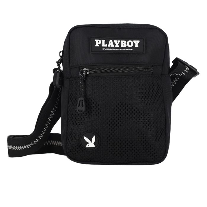PYB214BW-PLAYBOY-BUNNY-LIB-COLLAGE-SLING-BLACK-WHITE-PB-SS24-MC-0113-V1