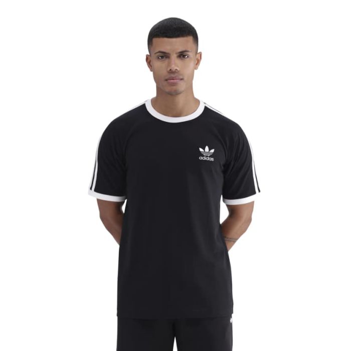 adidas Originals Adicolor Stripe T-shirt Mens Black/White - Main Image