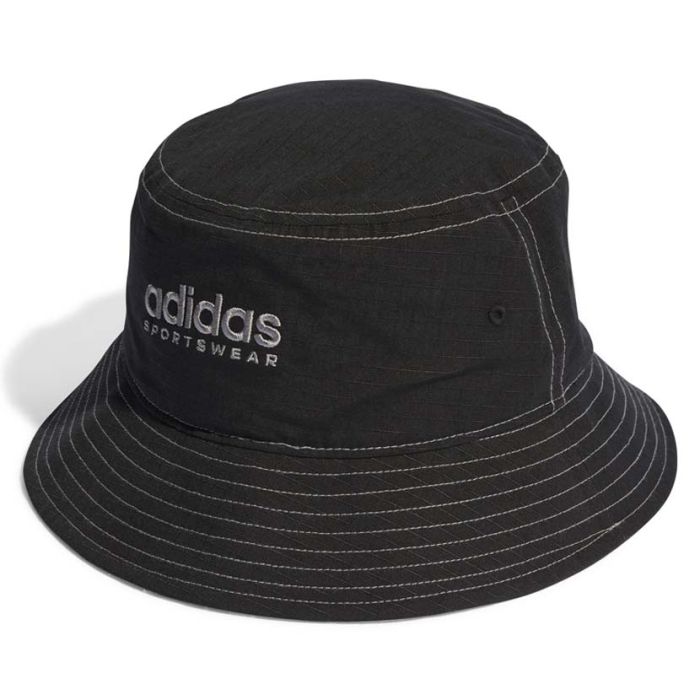 Shop adidas Performance Classic Cotton Bucket Hat Black White