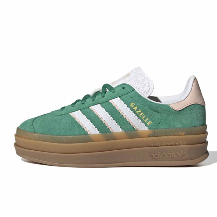 adidas Originals Gazelle Bold Sneaker Youth Green/White | Studio 88
