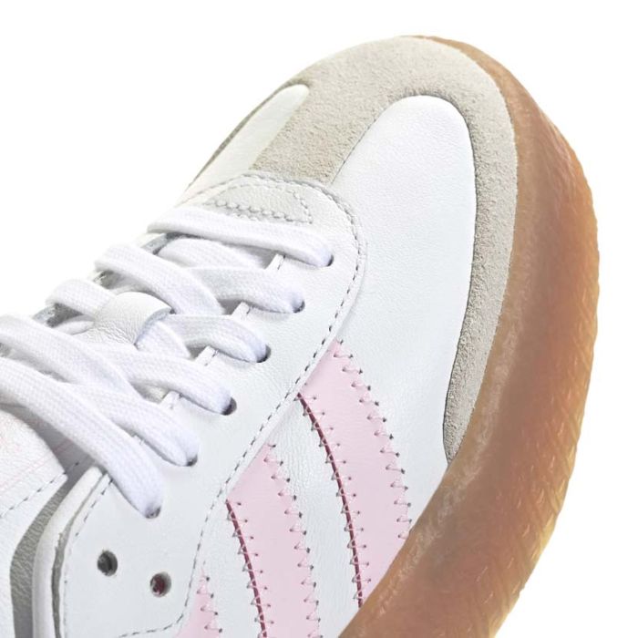 adidas gazelle silver green womens ADIDAS DILL SAMBA PATENT WHITE / BLACK– Bluetile Skateboards