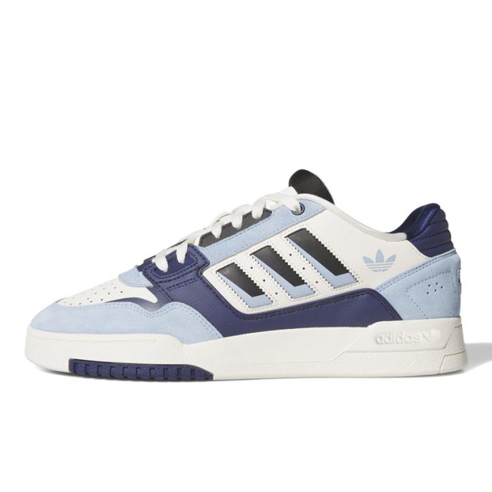 azu adidas Originals Drop Step Low 2.0 Sneaker Mens White/Dark Blue