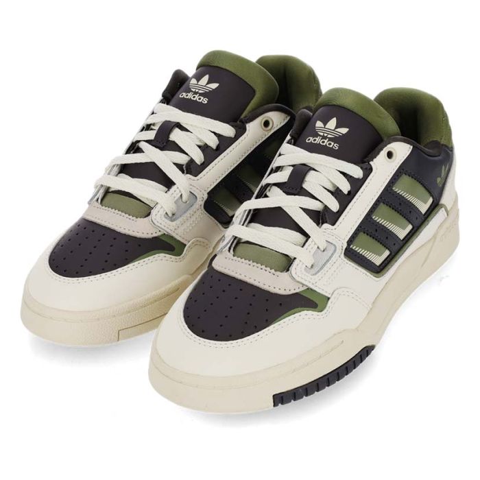 adidas Originals Drop Step Low 2.0 Sneaker Mens White/Tent Green