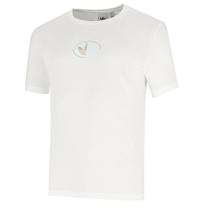 adidas Originals Split Logo T-shirt Mens White Studio 88