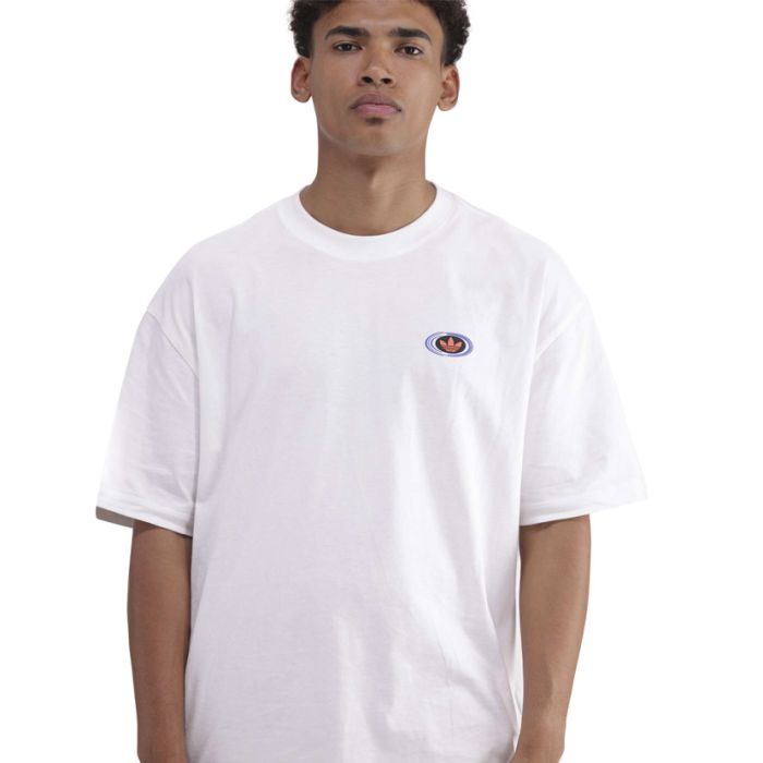 adidas Originals Campus Graphic T-shirt Mens White | Studio 88