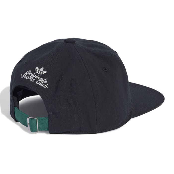 adidas Originals Sports Club Flatbrim Cap Black | Studio 88