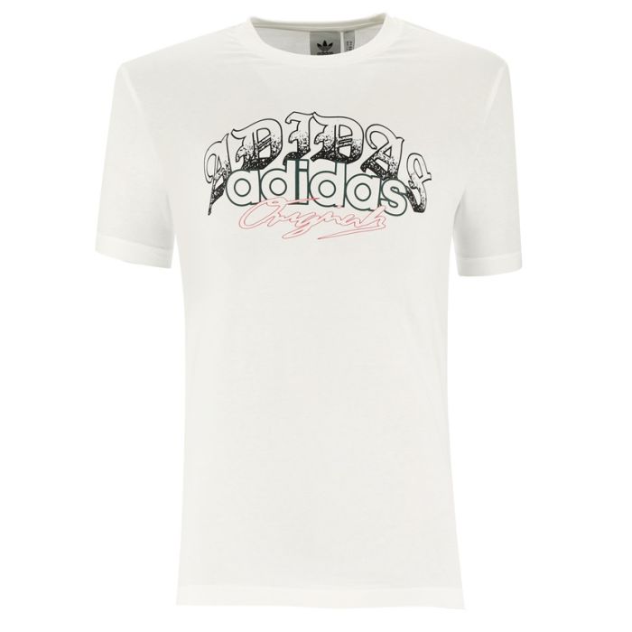 adidas Originals Graphic T-shirt Mens Cloud White | Studio 88