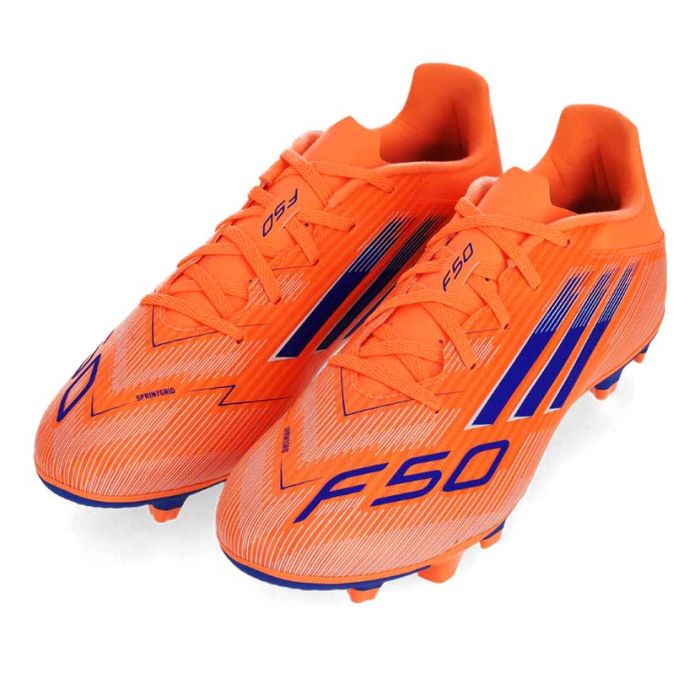 adidas Performance F50 Club FG/MG Soccer Boots Mens Orange/White