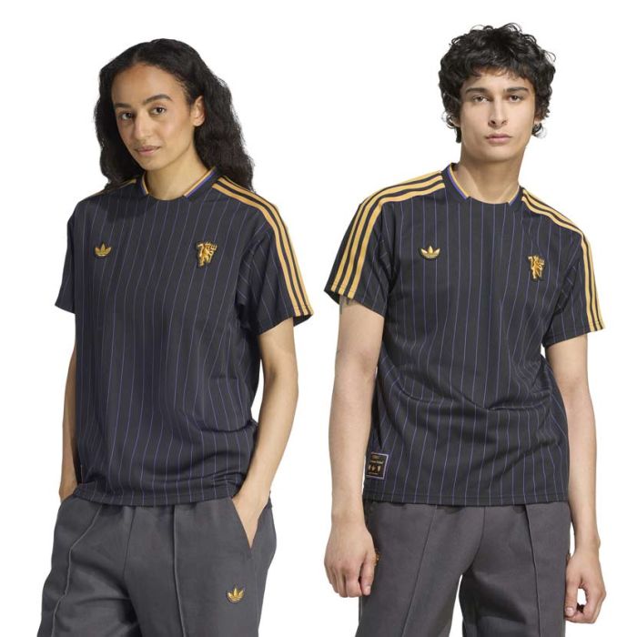 adidas Originals Manchester United Terrace Icons Jersey Mens Black