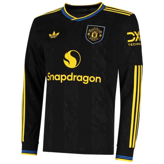 BLACKBIRD ／ long sleeve football adidas Originals Manchester United 25/26 Third Long Sleeve Jersey