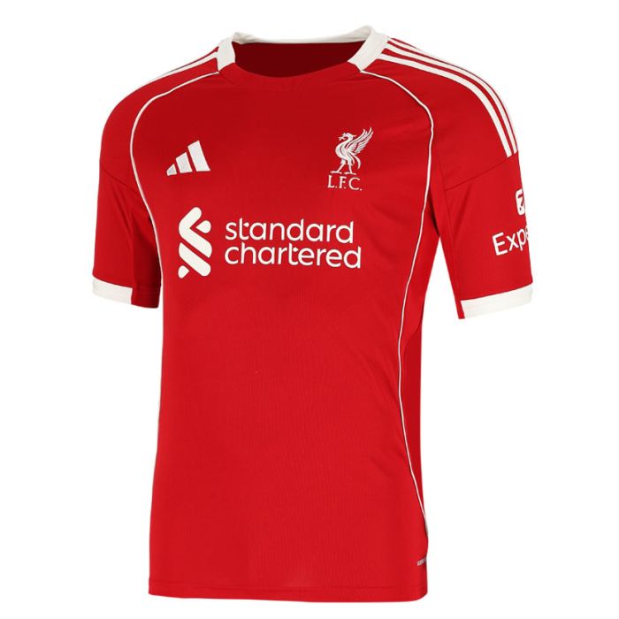 adidas Peformance Liverpool 25/26 Home Jersey Mens Strawberry Red