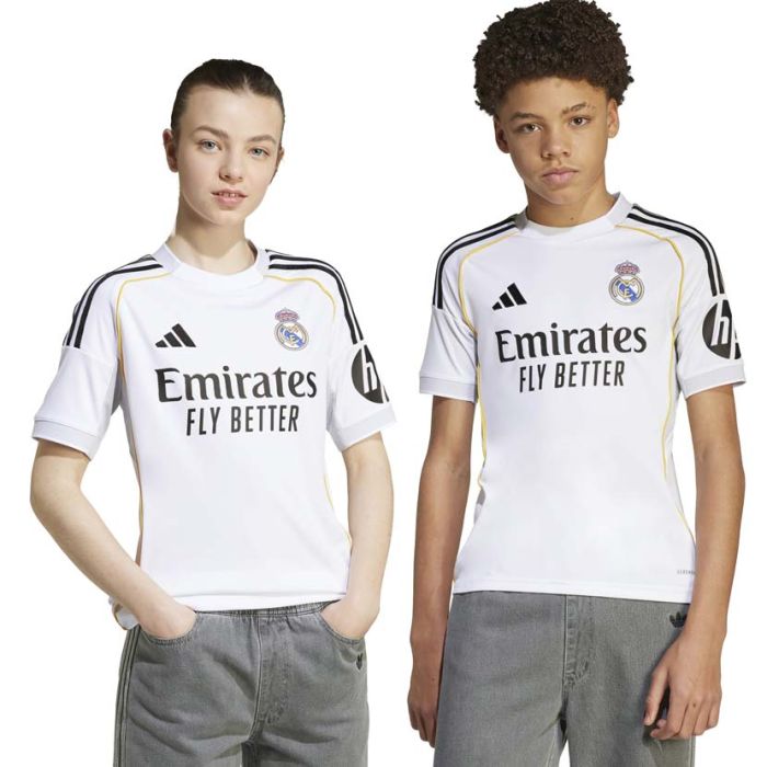 adidas Performance Real Madrid 25/26 Home Jersey Youth White