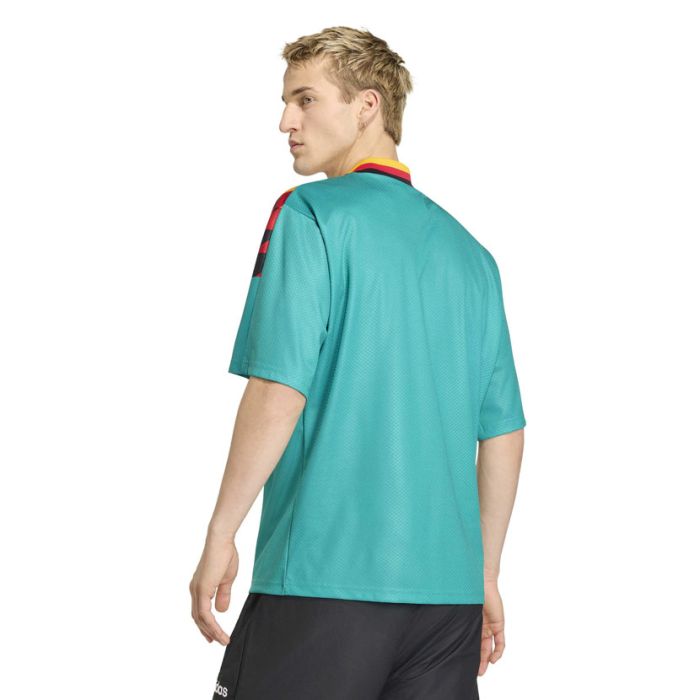 Shop adidas Originals Germany 1994 Away Jersey Mens Power Green |