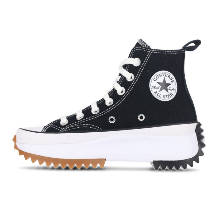 Converse Run Star Hike Hi Platform Womens Shoes Black/White