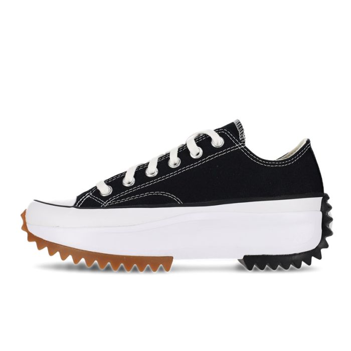 Converse Run Star Hike Canvas Platform Sneaker Womens Black