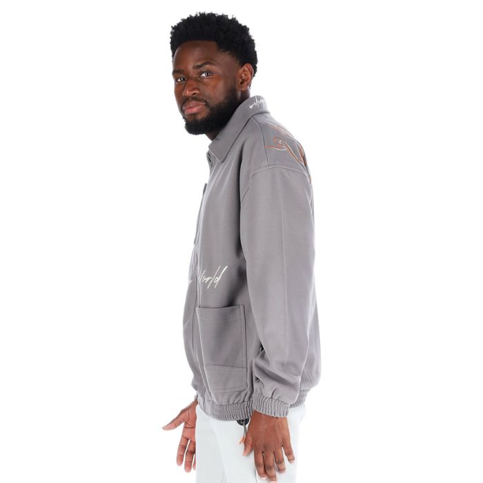 Shop Skhanda World Flaming Concrete Jacket Mens Nickel | Studio 8