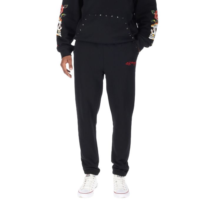 EDH51B-ED-HARDY-SWEATPANT-BLK-EH-W26-0002-V1