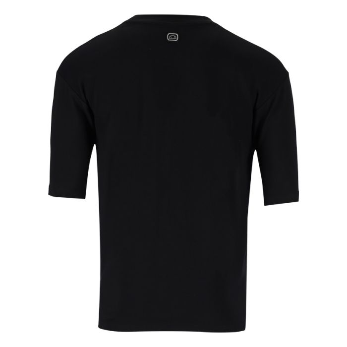 【elie】 Shop ellesse Drop Shoulder Pocket Piping Mens T-Shirt Black