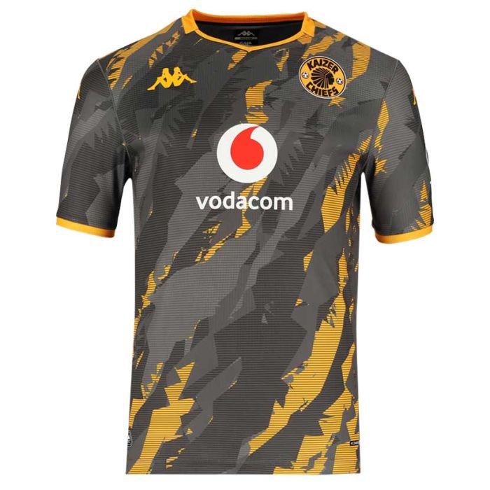 Kappa Kaizer Chiefs FC Kombat Pro 2026 Away Jersey Mens Grey/Multi